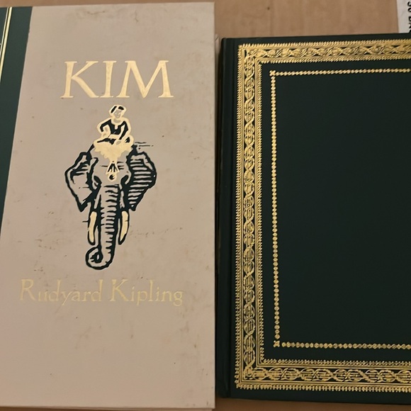 Rudyard Kipling Kim and Captains Courageous Hardcover Coffee Table Books - Picture 14 of 14